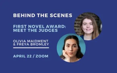 Q&A with First Novel Award Judges – RECORDING