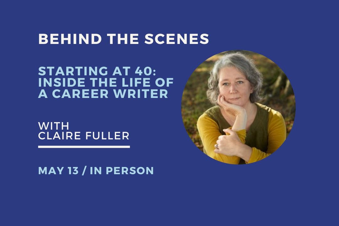 Behind the Scenes with Claire Fuller, In-person event at Bàrd Books, may 13, 2026